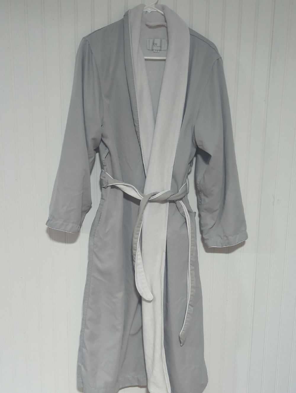 Kassatex Spa Light Gray Plush Robe